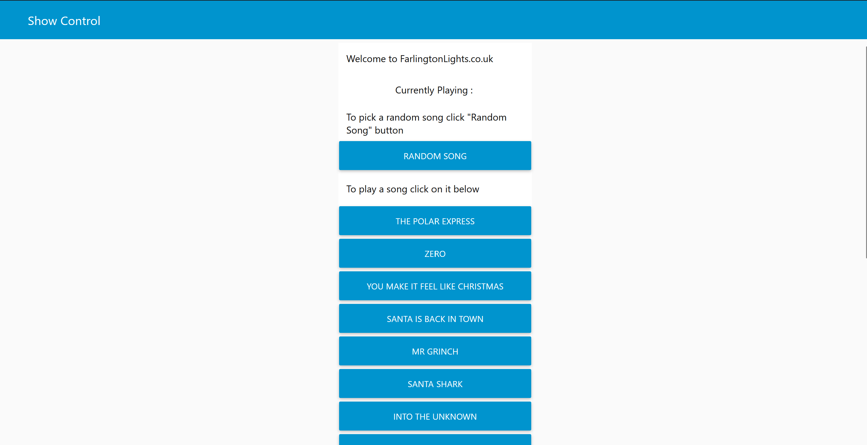 The user interface